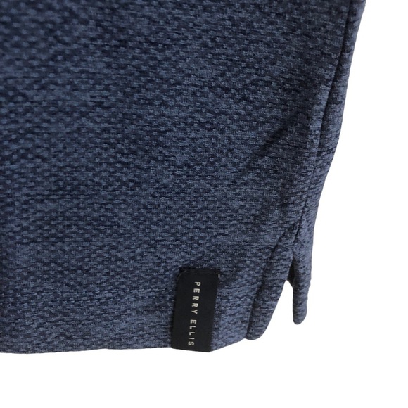 Perry Ellis Short Sleeve Polo Shirt Blue Size XL - Picture 5 of 11